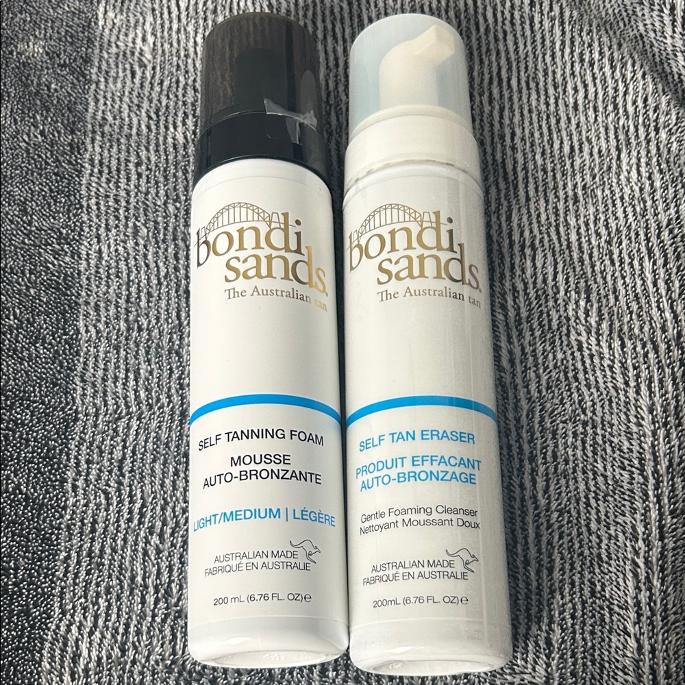 Brand New Bondi Sands Self Tanning Foam in Light/Medium and Self-Tan Eraser